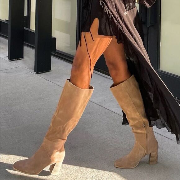 Dolce Vita Flynn Suede Tall Boots US 9.5 - Picture 1 of 10